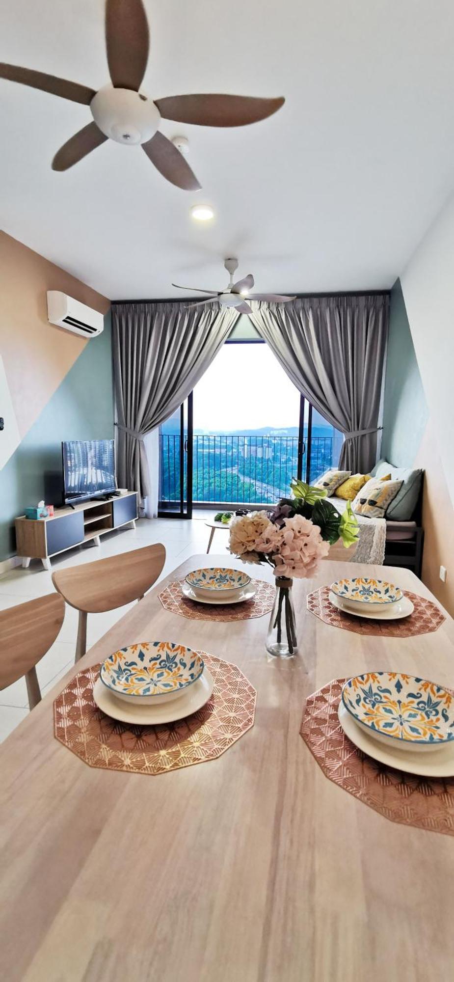 Astetica Pool & Lake View High Floor 100Mbps Wifi Netflix 세리 켐방안 객실 사진